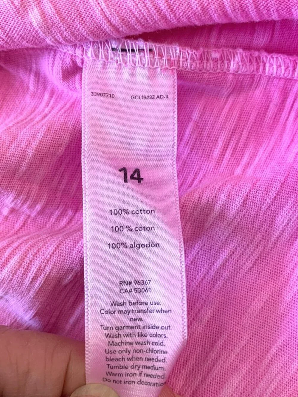 Brand New Oshkosh Girls Set Unicorn Pink Sleeveless Top Full Leggings Size 14